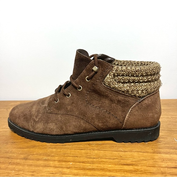 Coasters 90s Brown leather booties size 10 - Picture 4 of 6